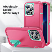 Custodia per telefono con supporto robusto 3 in 1, For iPhone 12 Pro Max, For iPhone 11, For iPhone 11 Pro