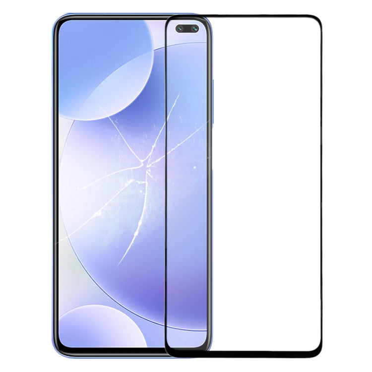 Lente in vetro esterno per schermo frontale con adesivo otticamente trasparente OCA per Xiaomi, Redmi K30 / Redmi K30i 5G, For Xiaomi Redmi Note 9S/Redmi Note 9 Pro Max/Redmi Note 9 Pro India, Redmi 10X 4G, Redmi 10X 5G, Mi 10 Lite 5G, Redmi K30 Pro