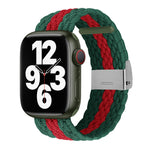 Cinturino intrecciato a trama verticale per la serie Apple Watch, 7 41mm / 6&SE&5&4 40mm / 3&2&1 38mm, 7 45mm / 6&SE&5&4 44mm / 3&2&1 42mm