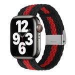 Cinturino intrecciato a trama verticale per la serie Apple Watch, 7 41mm / 6&SE&5&4 40mm / 3&2&1 38mm, 7 45mm / 6&SE&5&4 44mm / 3&2&1 42mm