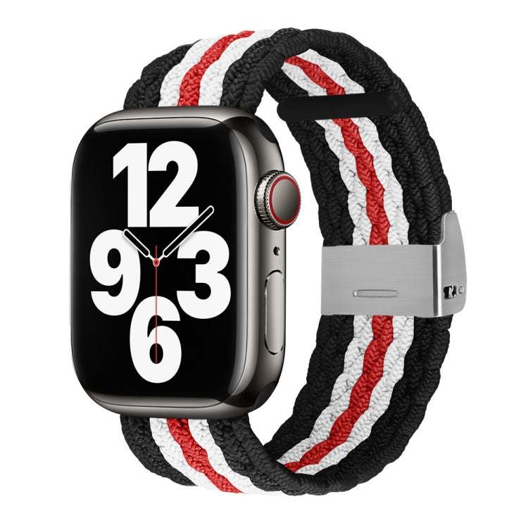 Cinturino intrecciato a trama verticale per la serie Apple Watch, 7 41mm / 6&SE&5&4 40mm / 3&2&1 38mm, 7 45mm / 6&SE&5&4 44mm / 3&2&1 42mm