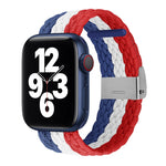 Cinturino intrecciato a trama verticale per la serie Apple Watch, 7 41mm / 6&SE&5&4 40mm / 3&2&1 38mm, 7 45mm / 6&SE&5&4 44mm / 3&2&1 42mm