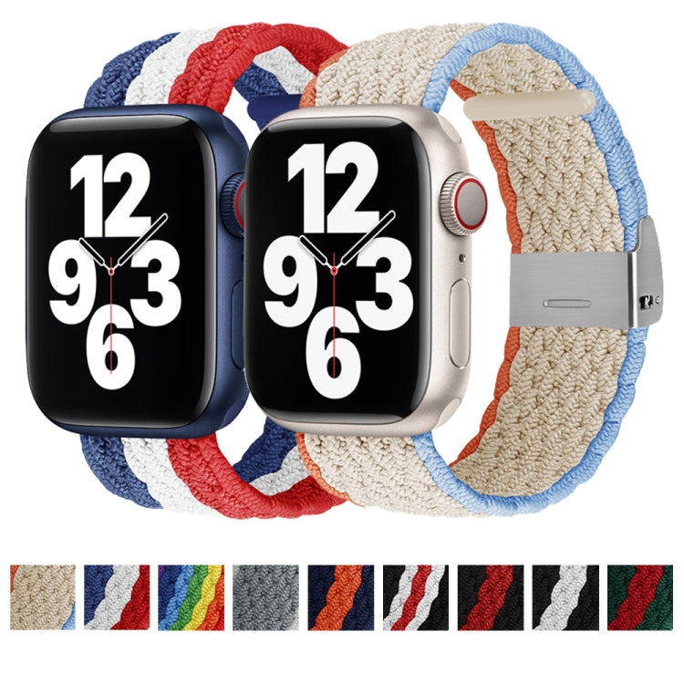 Cinturino intrecciato a trama verticale per la serie Apple Watch, 7 41mm / 6&SE&5&4 40mm / 3&2&1 38mm, 7 45mm / 6&SE&5&4 44mm / 3&2&1 42mm