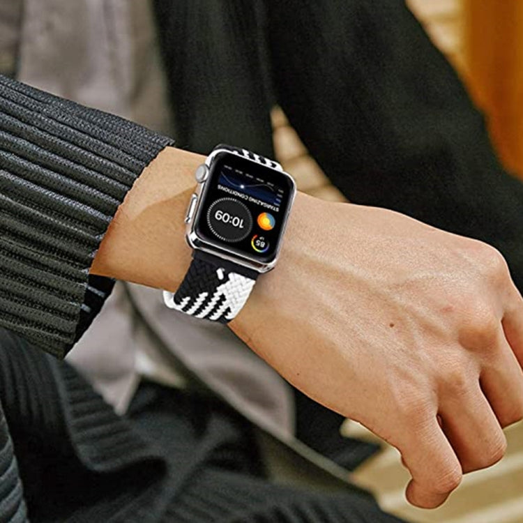 Cinturino intrecciato a trama verticale per la serie Apple Watch, 7 41mm / 6&SE&5&4 40mm / 3&2&1 38mm, 7 45mm / 6&SE&5&4 44mm / 3&2&1 42mm