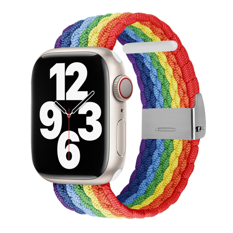 Cinturino intrecciato a trama verticale per la serie Apple Watch, 7 41mm / 6&SE&5&4 40mm / 3&2&1 38mm, 7 45mm / 6&SE&5&4 44mm / 3&2&1 42mm