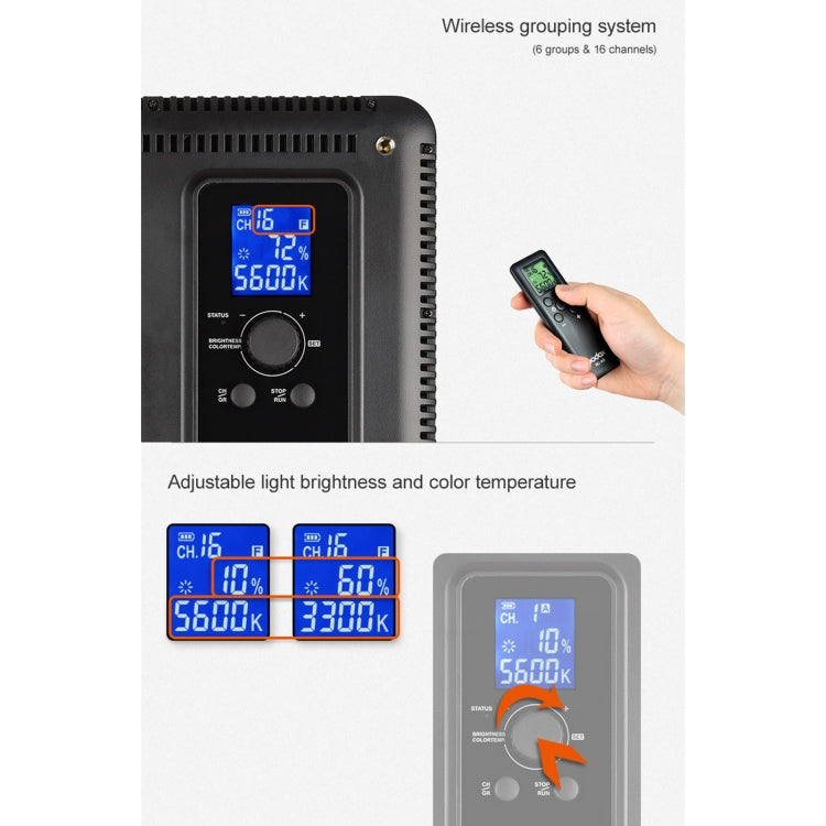 Godox LEDP260C Luce per riprese video a LED, LEDP260C