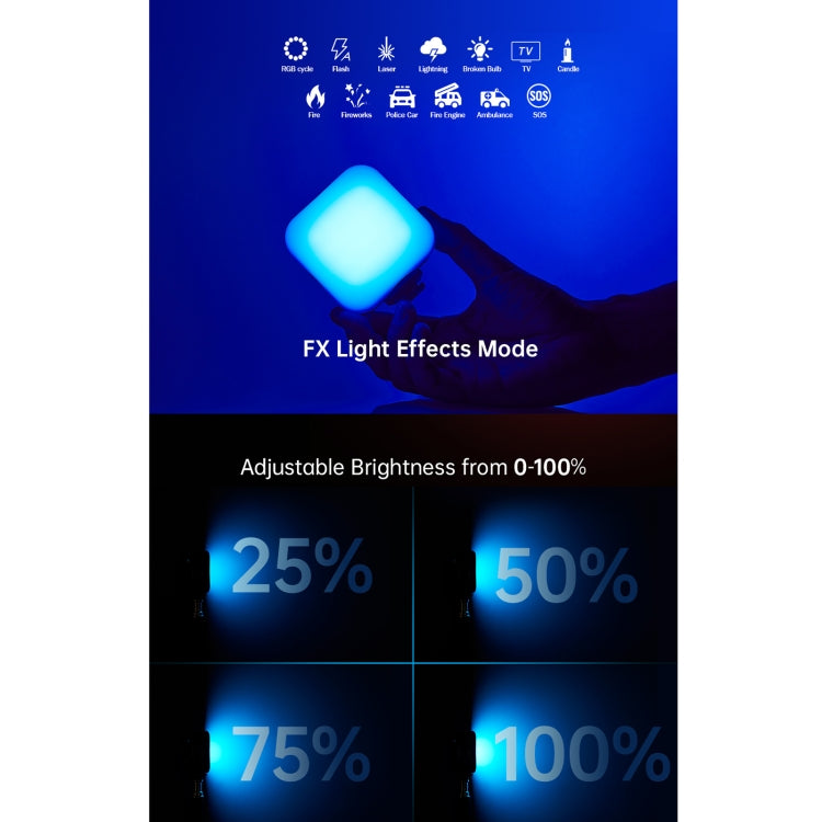 Godox LED-6BI LED Luce per riprese video, LED-6BI