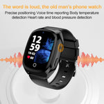 D300 Smart Watch con schermo IPS da 1,54 pollici, supporto per tracciamento e posizionamento e videochiamata, With Body Temperature