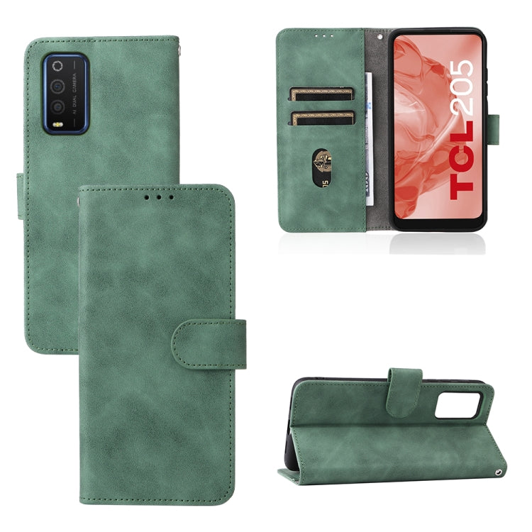 Custodia per telefono in pelle con fibbia magnetica Skin Feel, For TCL 205, For UMIDIGI A11S, For OnePlus Nord N20 5G