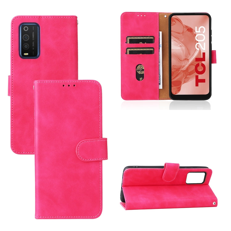 Custodia per telefono in pelle con fibbia magnetica Skin Feel, For TCL 205, For UMIDIGI A11S, For OnePlus Nord N20 5G