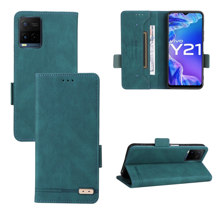 Custodia per telefono in pelle con chiusura magnetica, For vivo Y21 / Y33s, For vivo Y51 2020 / Y31 2021