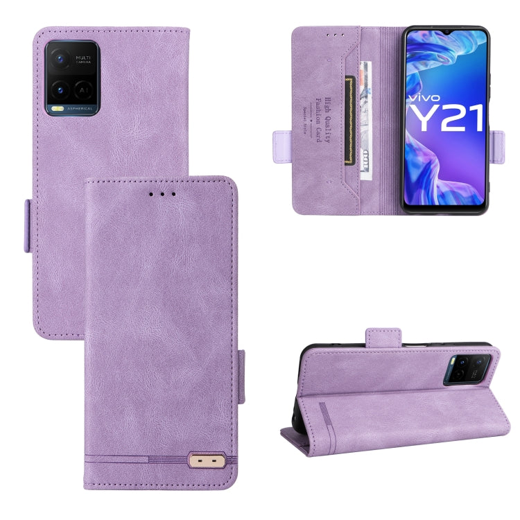 Custodia per telefono in pelle con chiusura magnetica, For vivo Y21 / Y33s, For vivo Y51 2020 / Y31 2021