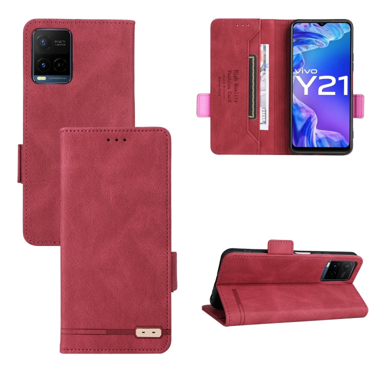 Custodia per telefono in pelle con chiusura magnetica, For vivo Y21 / Y33s, For vivo Y51 2020 / Y31 2021