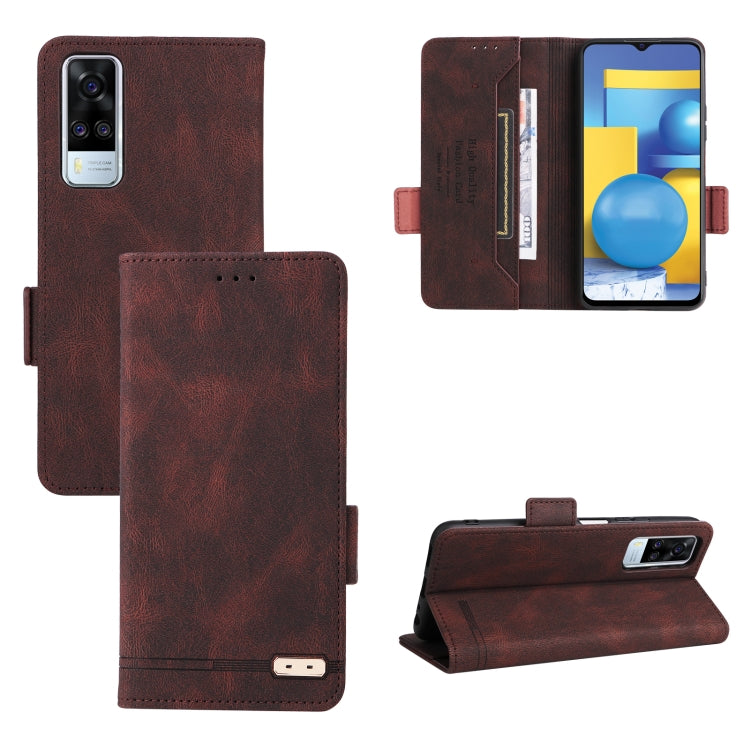 Custodia per telefono in pelle con chiusura magnetica, For vivo Y21 / Y33s, For vivo Y51 2020 / Y31 2021
