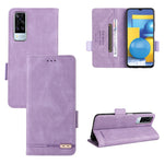 Custodia per telefono in pelle con chiusura magnetica, For vivo Y21 / Y33s, For vivo Y51 2020 / Y31 2021