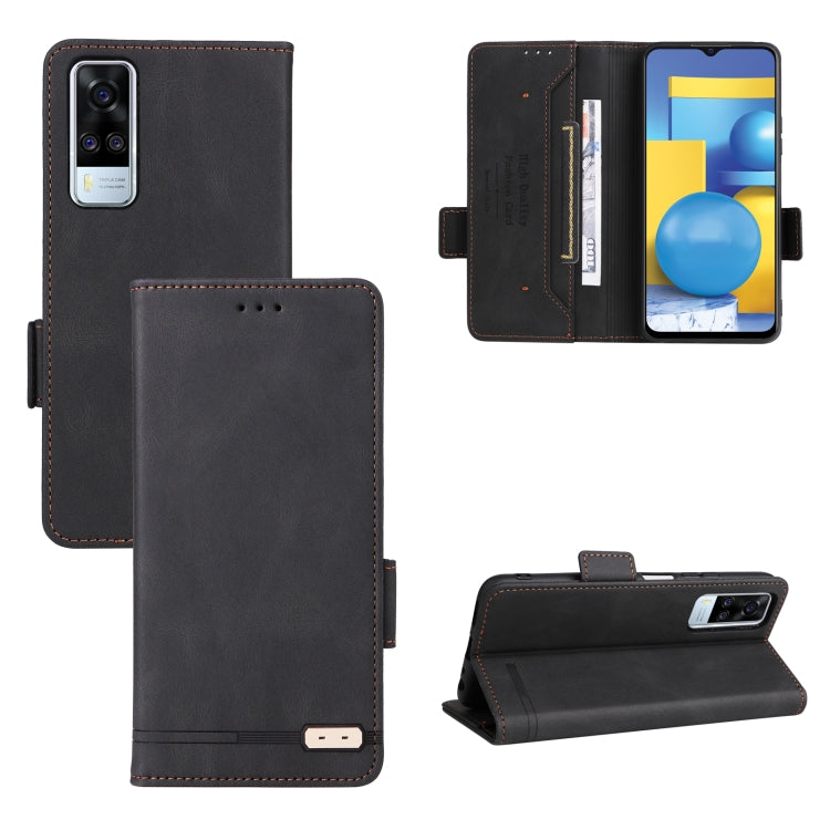 Custodia per telefono in pelle con chiusura magnetica, For vivo Y21 / Y33s, For vivo Y51 2020 / Y31 2021