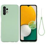 Custodia per telefono in silicone liquido di colore puro, For Samsung Galaxy A13 4G
