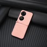 Custodia per telefono pieghevole in pelle di agnello, For Huawei P50 Pocket