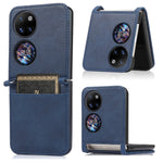 Custodia per telefono pieghevole in pelle di agnello, For Huawei P50 Pocket