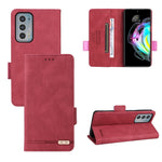 Custodia per telefono in pelle con chiusura magnetica, For Motorola Edge 20, For Motorola Edge 20 Lite / 20 Fusion, For Motorola Moto E20 / E40, For Asus ROG Phone 5