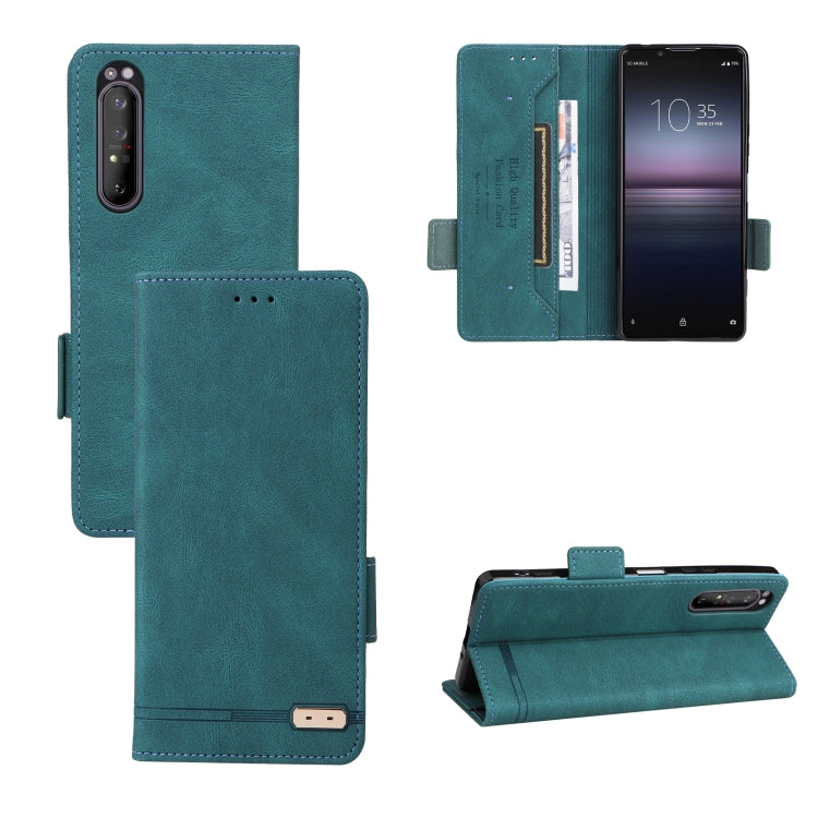 Custodia per telefono in pelle con chiusura magnetica, For Sony Xperia 1 II