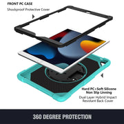 Custodia per tablet combinata PC + silicone, For iPad 10.2 2021 / 2020 / 2019