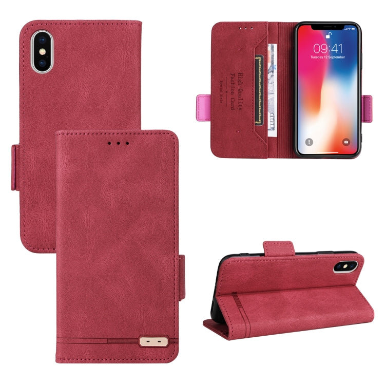 Custodia per telefono in pelle con chiusura magnetica, For iPhone XS / X