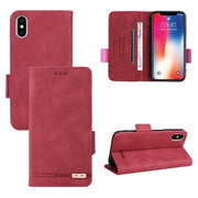 Custodia per telefono in pelle con chiusura magnetica, For iPhone XS / X