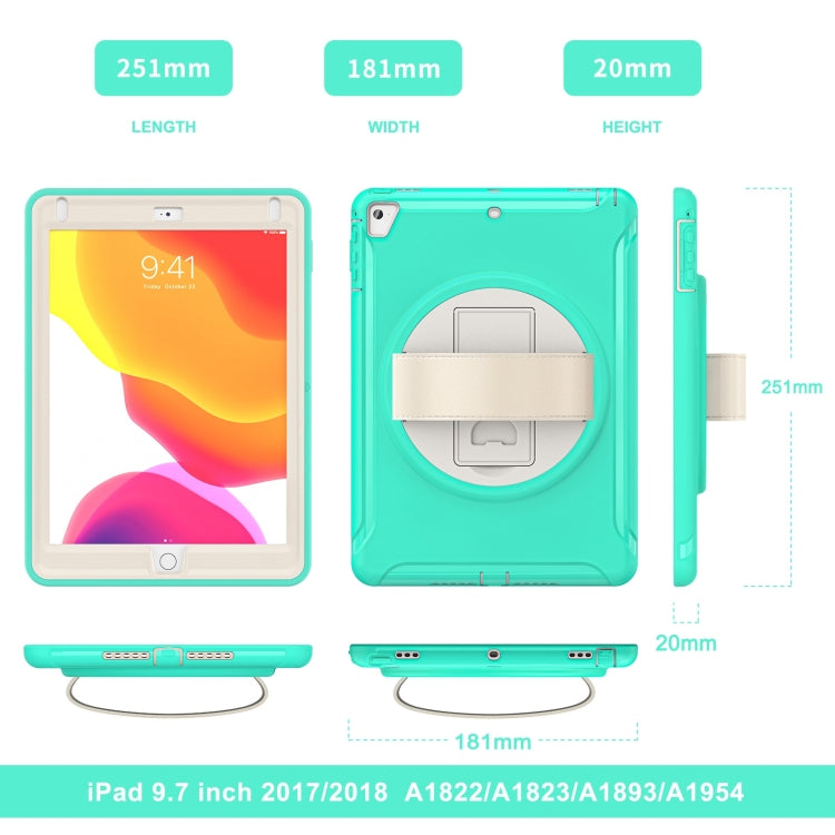 Custodia tablet TPU con rotazione 360° per iPad 9.7 e mini