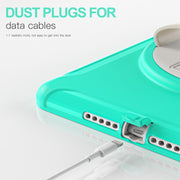 PC con rotazione a 360 gradi + custodia per tablet in TPU, For iPad 9.7 2018 / 2017, For iPad mini 5 / 4