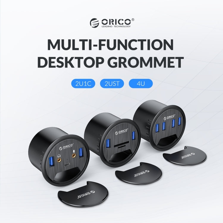 ORICO DESK-4U-BK Hub desktop multifunzione a 4 porte USB 3.0