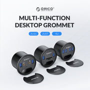 ORICO DESK-4U-BK Hub desktop multifunzione a 4 porte USB 3.0