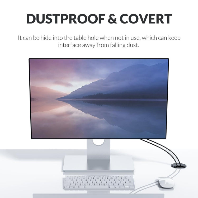 ORICO DESK-4U-BK Hub desktop multifunzione a 4 porte USB 3.0