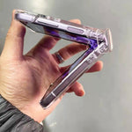 Custodia per telefono PC trasparente con piega a cerniera, For Samsung Galaxy Z Flip3 5G