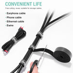 DUX DUICS Stoyobe Circle Hook and Loop Fascette, lunghezza: 3 m