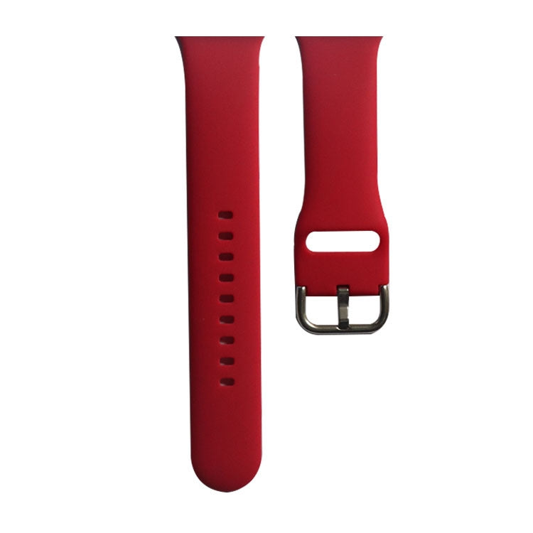 Cinturino in silicone, misura: S 110mm per Apple Watch Series 7 41mm / 6&SE&5&4 40mm / 3&2&1 38mm, 110mm