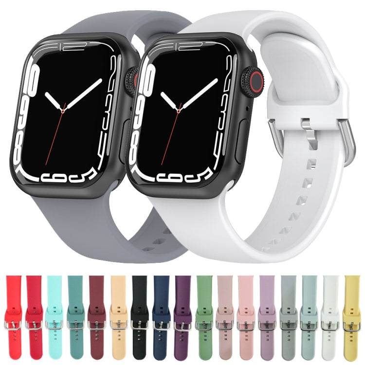 Cinturino in silicone, misura: S 110mm per Apple Watch Series 7 41mm / 6&SE&5&4 40mm / 3&2&1 38mm, 110mm