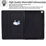 Custodia tablet in pelle e TPU con flip per iPad 9.7, 10.2, Pro 1