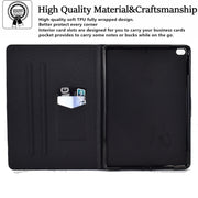 Custodia per tablet in pelle TPU pressata elettrica, For iPad 9.7 2018 / 2017, For iPad 10.2 2021 / 2020, For iPad Pro 11 2022 / 2021 / 2020, For iPad mini 6 / mini 2024, For iPad mini 5 / 4 / 3 / 2 / 1