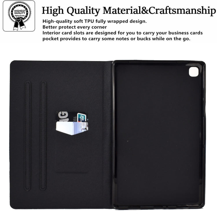 Custodia per tablet in pelle TPU pressata elettrica, For Samsung Galaxy Tab A 10.1 2019