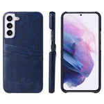 Fierre Shann Retro Oil Wax Texture PU Custodia in pelle con slot per schede, For Samsung Galaxy S22 Ultra 5G, For Samsung Galaxy S22+ 5G, For Samsung Galaxy S22 5G