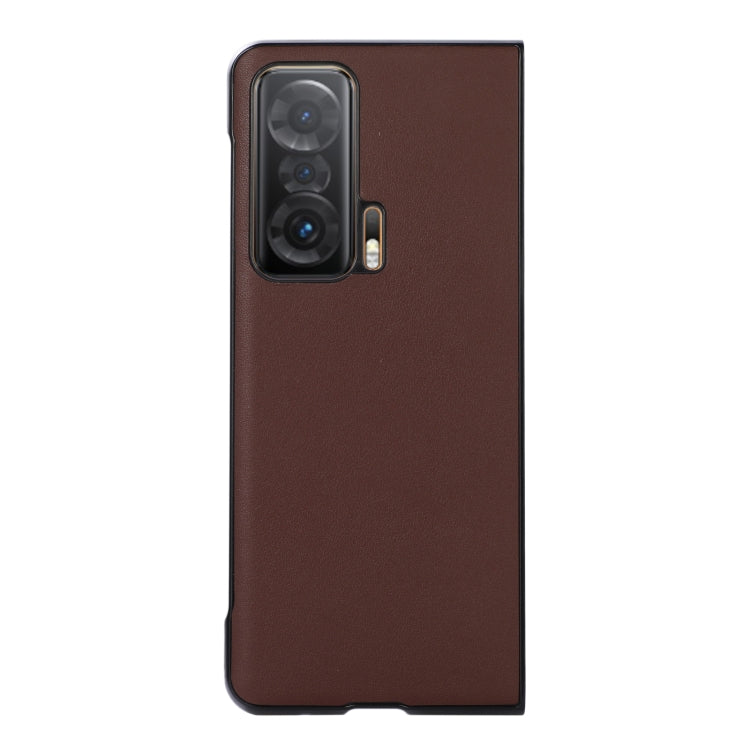 Custodia per telefono antiurto in vera pelle con foro preciso, For Honor Magic V
