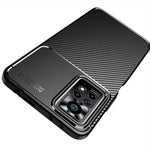 Custodia per telefono in TPU antiurto con struttura in fibra di carbonio, For Xiaomi Redmi Note 11 Pro Overseas Version, For Xiaomi Redmi Note 11 Overseas Version, For vivo iQOO U5 / T1 India / Y75 5G / Y55 5G Taiwan