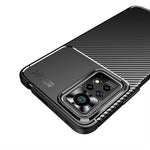 Custodia per telefono in TPU antiurto con struttura in fibra di carbonio, For Xiaomi Redmi Note 11 Pro Overseas Version, For Xiaomi Redmi Note 11 Overseas Version, For vivo iQOO U5 / T1 India / Y75 5G / Y55 5G Taiwan