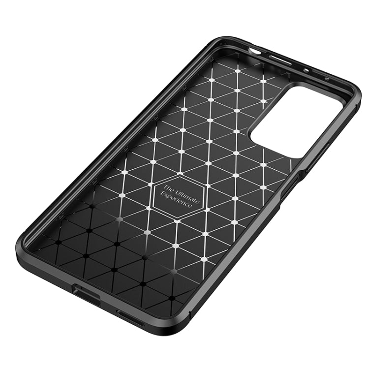 Custodia per telefono in TPU antiurto con struttura in fibra di carbonio, For Xiaomi Redmi Note 11 Pro Overseas Version, For Xiaomi Redmi Note 11 Overseas Version, For vivo iQOO U5 / T1 India / Y75 5G / Y55 5G Taiwan