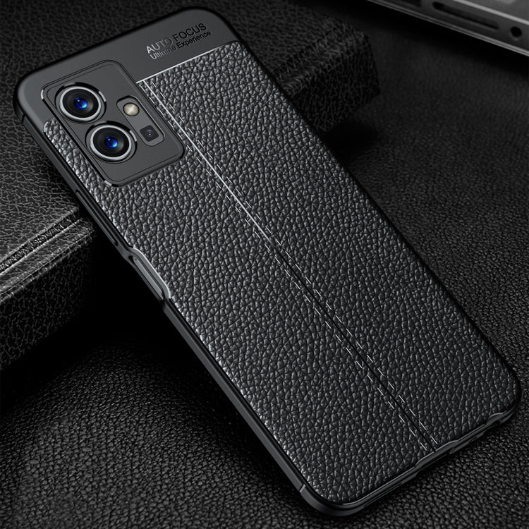 Custodia in TPU antiurto per telefono Litchi Texture, For vivo iQOO U5 / T1 India, For Xiaomi Redmi Note 11 Pro Global, For Xiaomi Redmi Note 11 Global