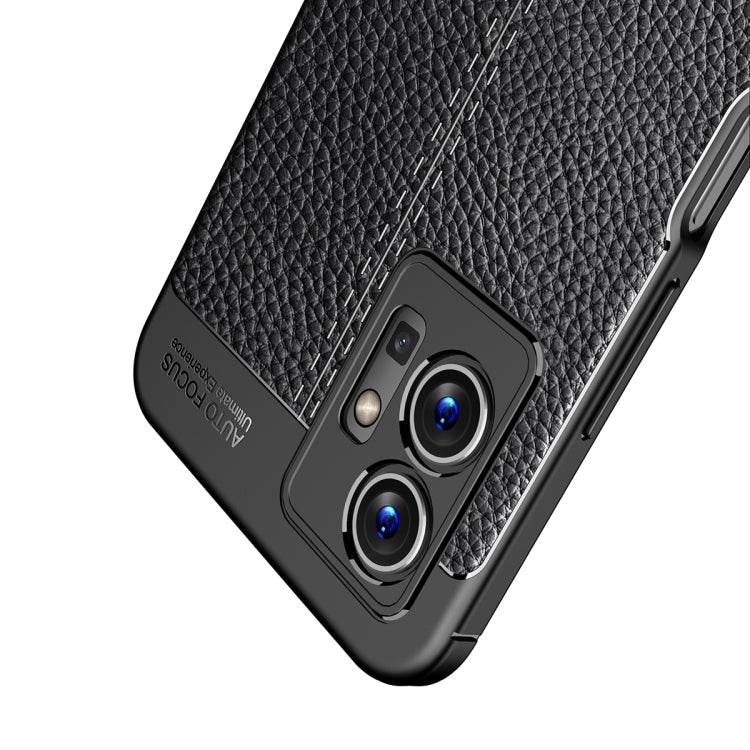Custodia in TPU antiurto per telefono Litchi Texture, For vivo iQOO U5 / T1 India, For Xiaomi Redmi Note 11 Pro Global, For Xiaomi Redmi Note 11 Global