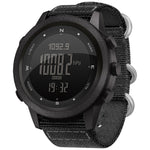 NORTH EDGE APACHE-46 Orologio sportivo digitale multifunzione da uomo impermeabile da esterno, Nylon Strap