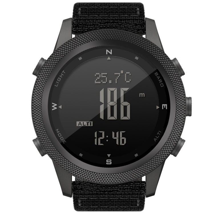 NORTH EDGE APACHE-46 Orologio sportivo digitale multifunzione da uomo impermeabile da esterno, Nylon Strap