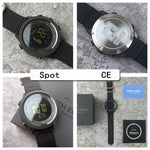 NORTH EDGE APACHE-46 Orologio sportivo digitale multifunzione da uomo impermeabile da esterno, Nylon Strap